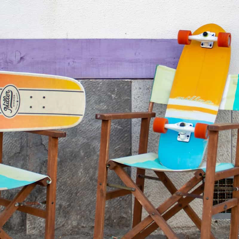 West coast surf school Ericeira Portugal- Rentals - Skates, Skateboards, Longboards, Cruisers